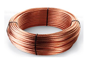 銅包鋼絞線之真銅線的辨別方法